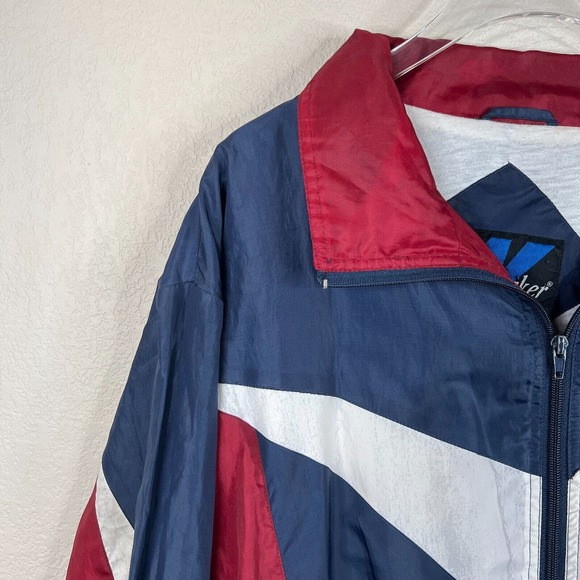 Windbreaker Women's Colorblock Full Zip Windbreaker Jackets Size XL - Picture 2 of 15